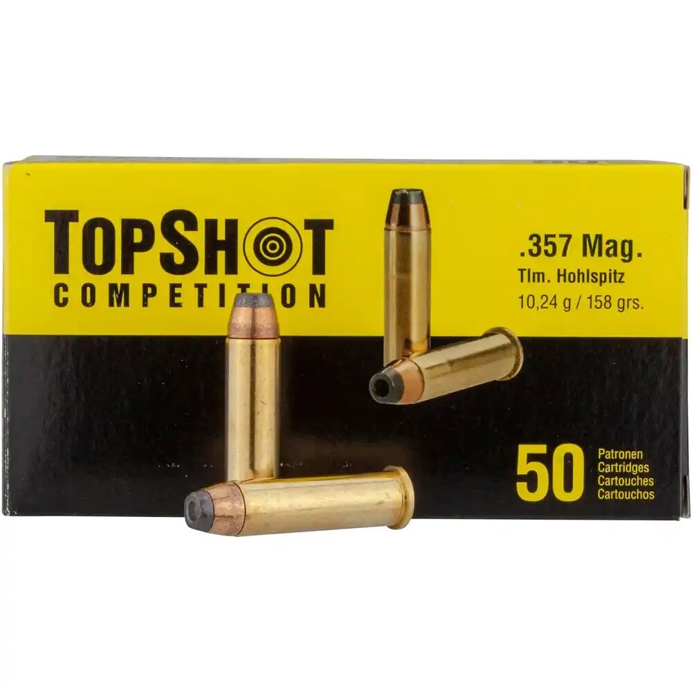 TOPSHOT Competition .357 Magnum Teilmantel HP 10,2g/158 grs. 50 Stk.